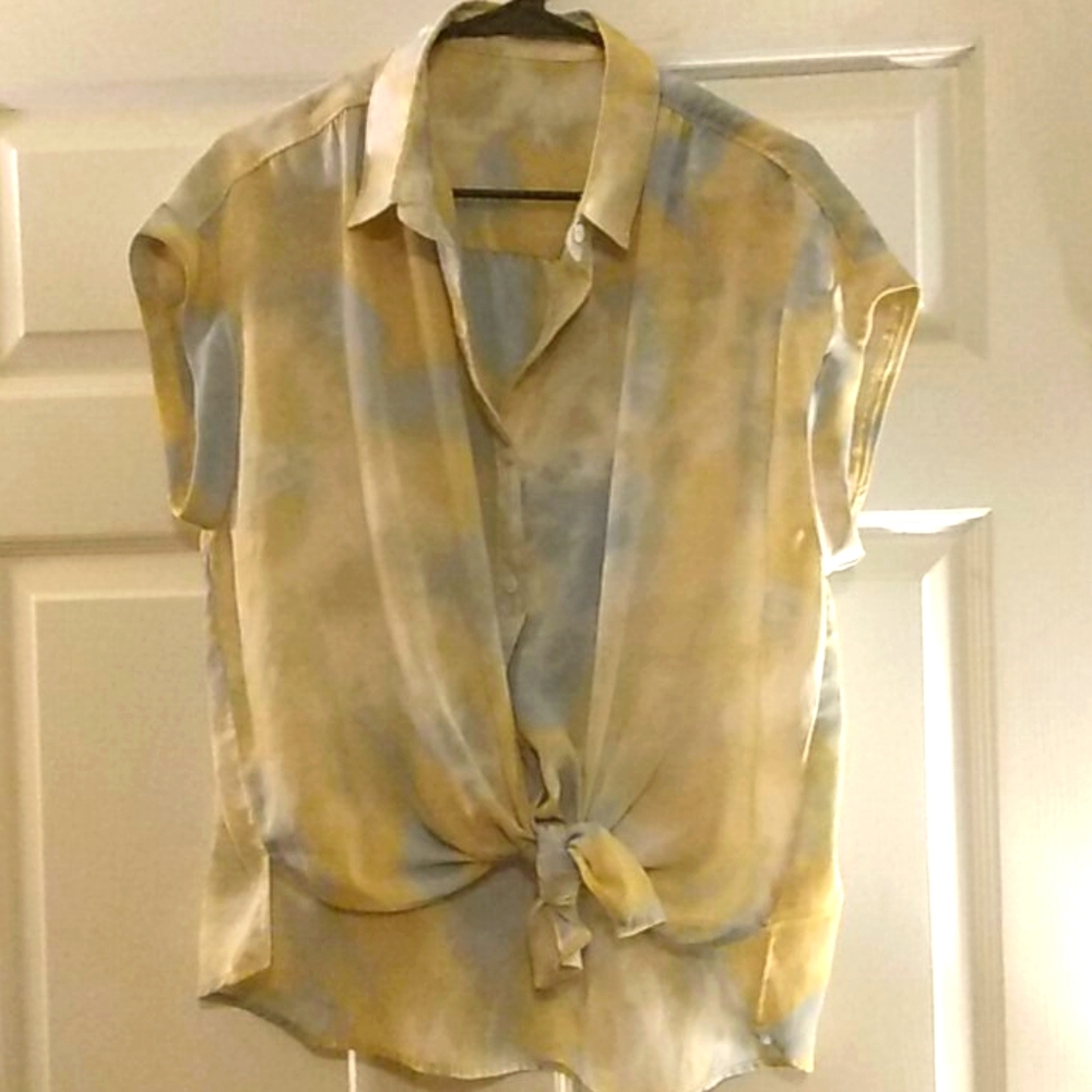 Yellow blouse